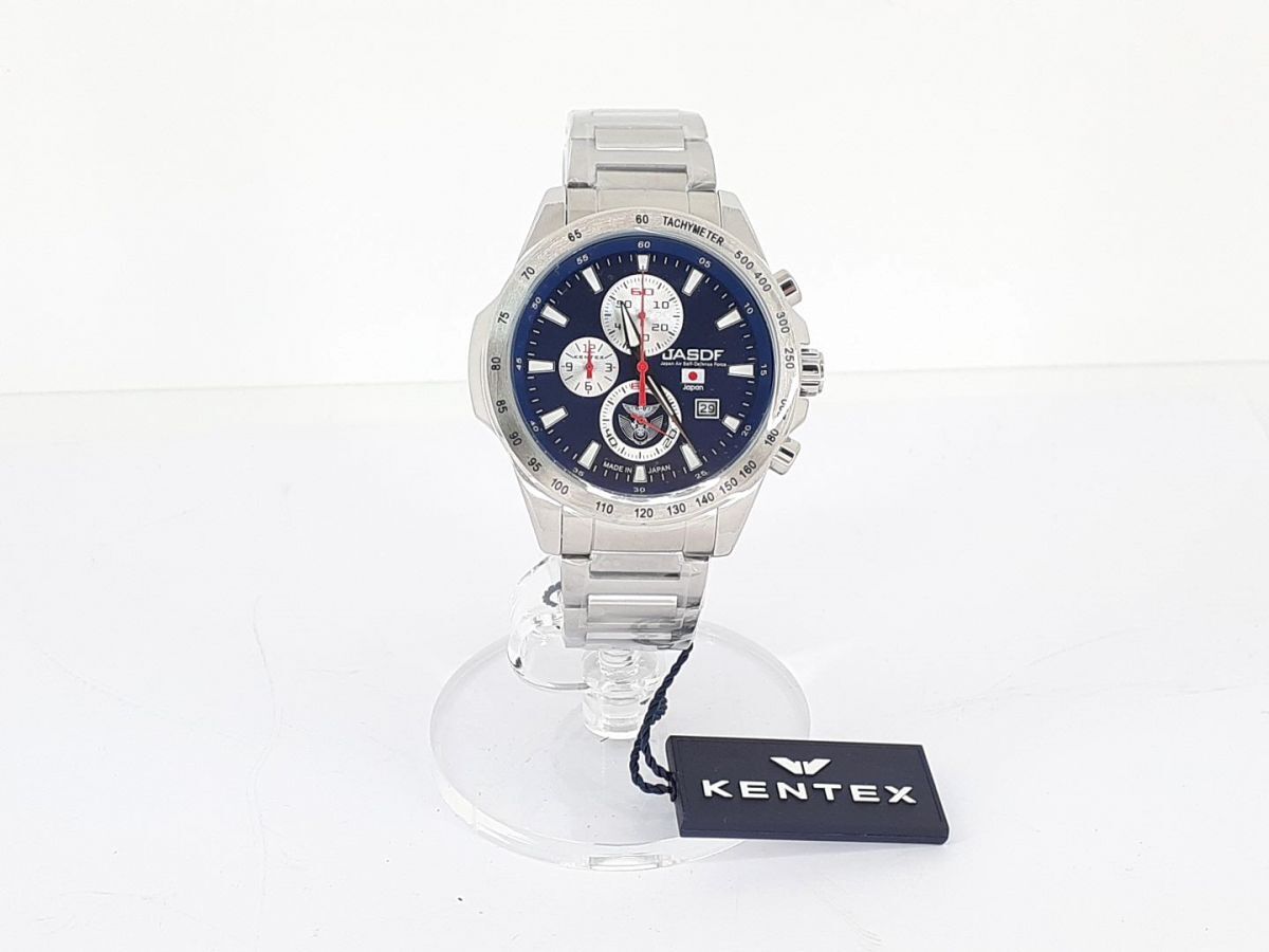 ケンテックス 航空自衛隊クロノモデル S648M-1 クォーツ メンズ 腕時計 KENTEX JASDF ◆3105/高林店 STの画像2