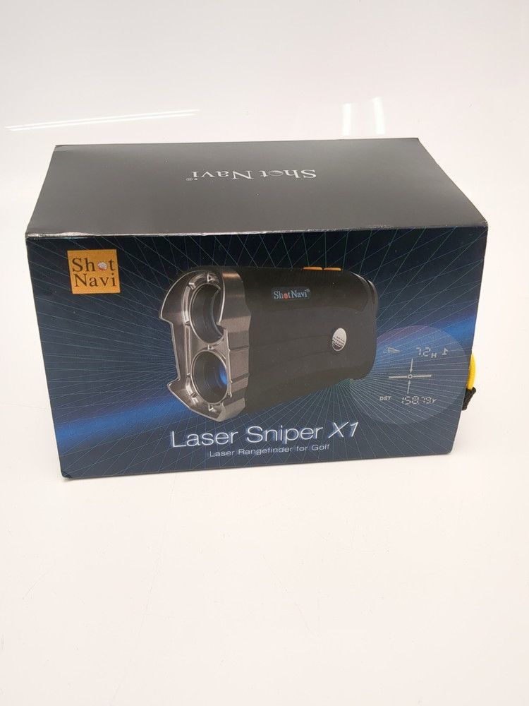 【動作確認済み】SHOT NAVI ショットナビ Laser Sniper X1 レーザー距離計◆3101/西伊場店