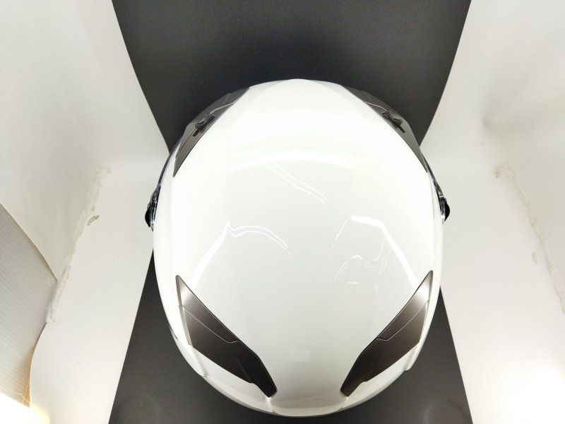 【未使用品】KYT CASCO C5 PLAN WHITE バイクヘルメット フルフェイス Sサイズ 2016年製 箱・収納袋付き◆3110/フィールドギア浜松宮竹店_画像7