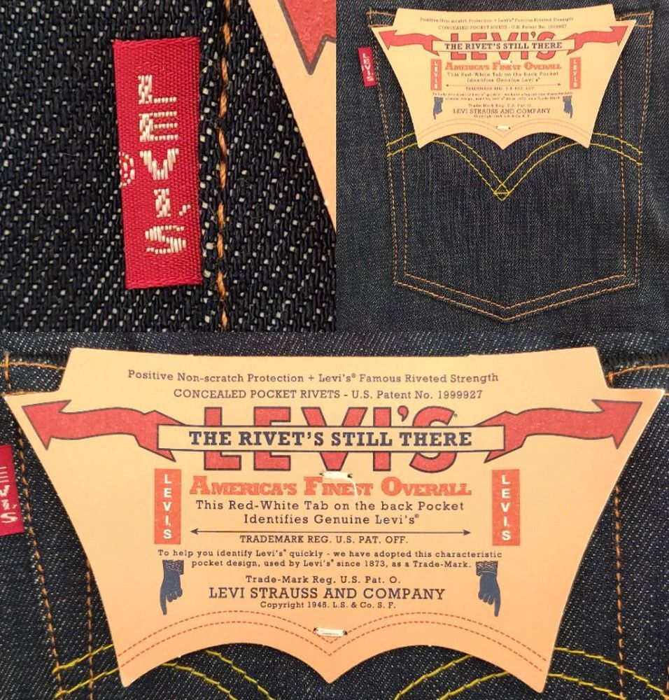 未使用品 LEVI’S 701 1950年代 レプリカ トルコ製 W28 レディース ジーンズ リーバイス◆3101/西伊場店_画像8