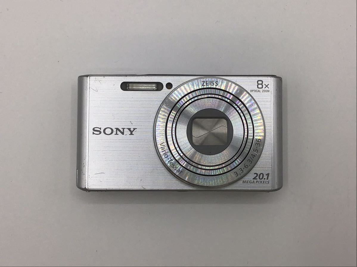 81068 【動作品】 SONY ソニー Cyber-shot サイバーショット DSC-W830 コンパクトデジタルカメラ バッテリー付属の画像1