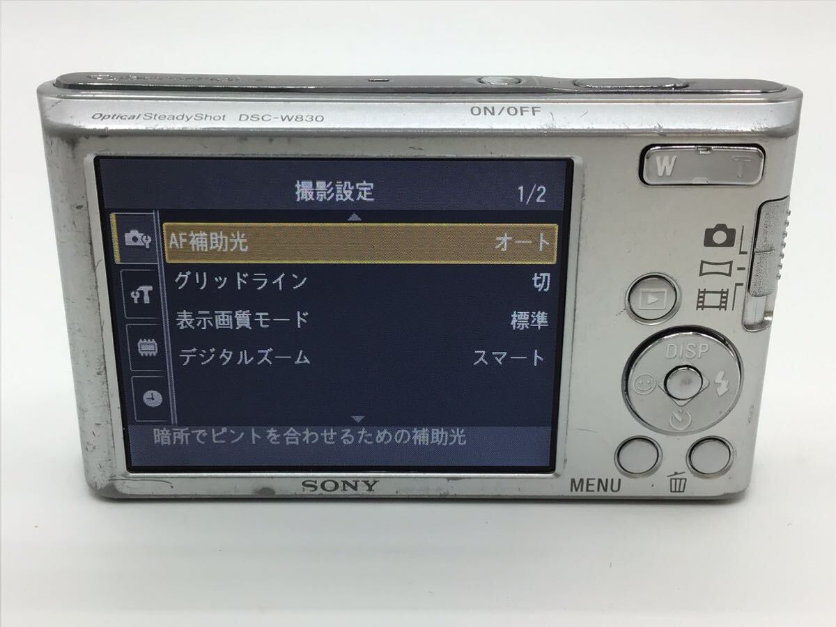 81068 【動作品】 SONY ソニー Cyber-shot サイバーショット DSC-W830 コンパクトデジタルカメラ バッテリー付属の画像6