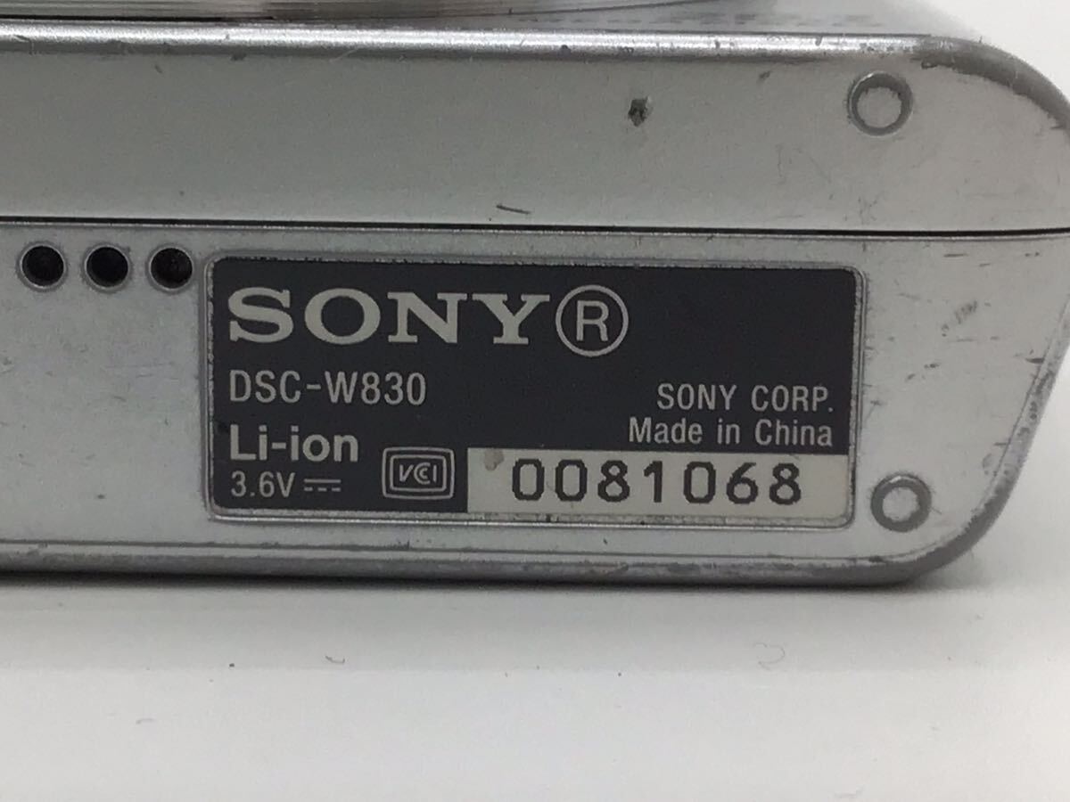 81068 【動作品】 SONY ソニー Cyber-shot サイバーショット DSC-W830 コンパクトデジタルカメラ バッテリー付属の画像9