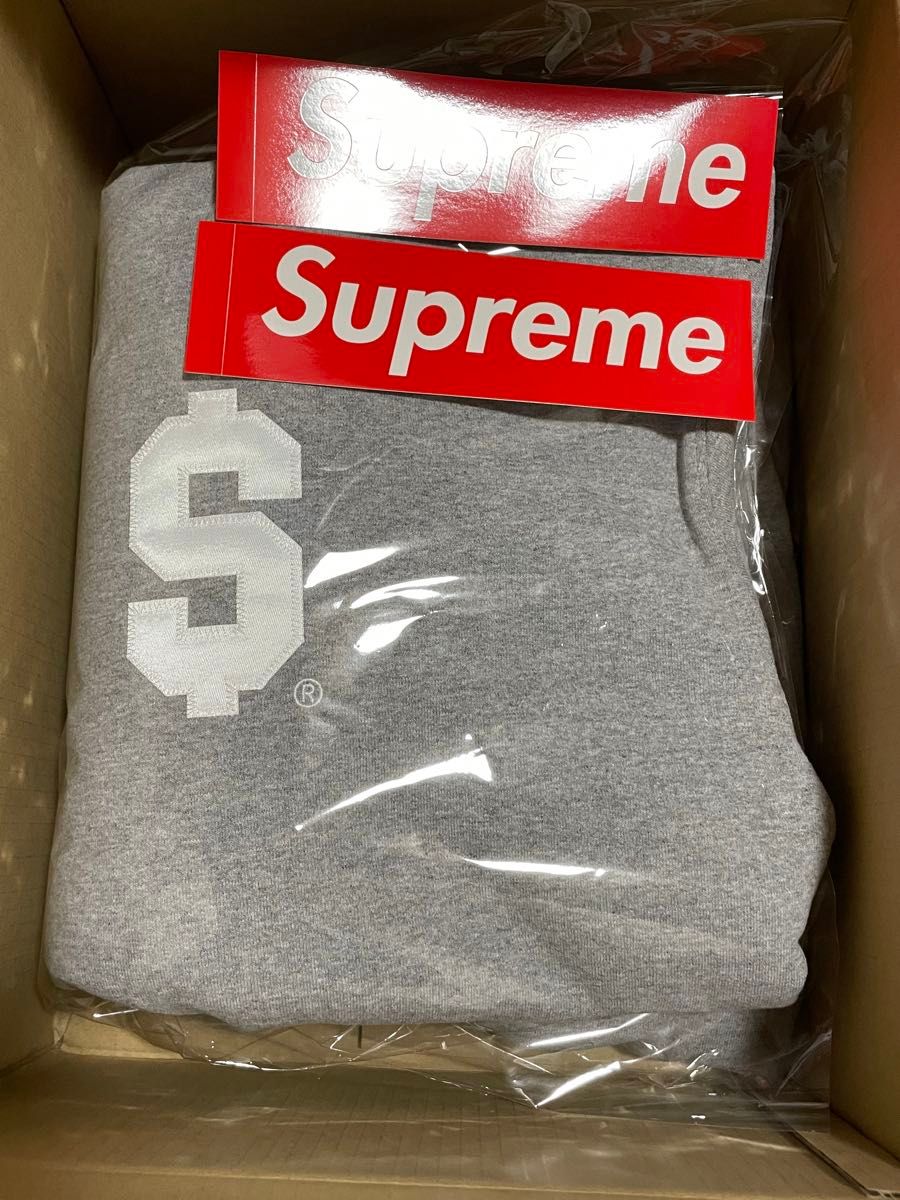 Supreme $ Hooded Sweatshirt "Grey"シュプリーム ドル フーデッド スウェットシャツ グレー 