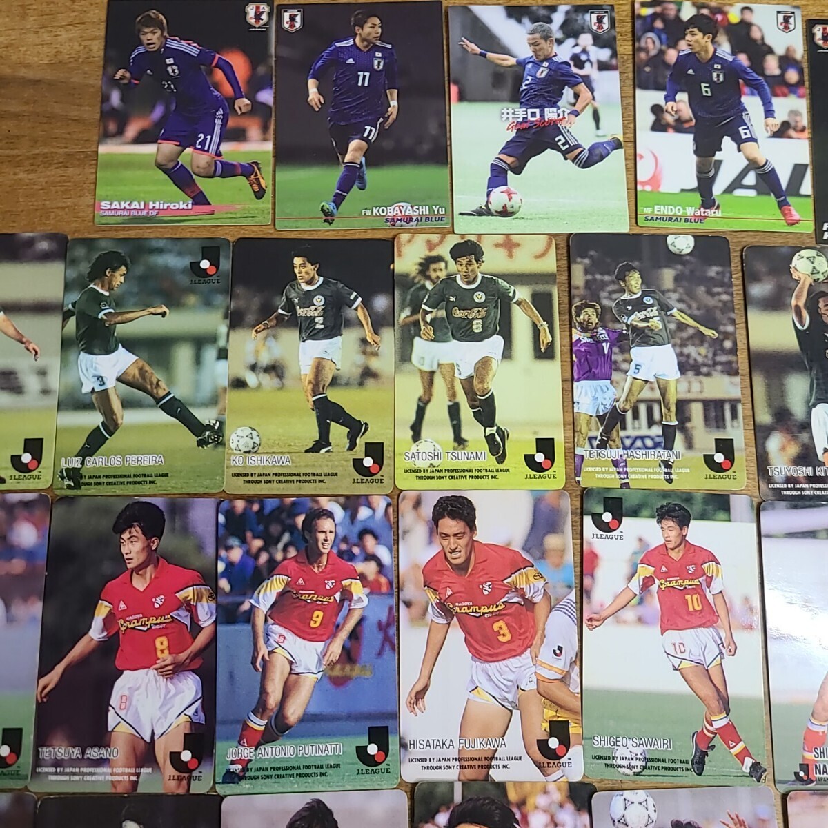 Jリーグチップス SOCCER CARD CALBEE カルビー 1992～1993 トレカ 三浦知良 福田正博 森保一 日本代表_画像4