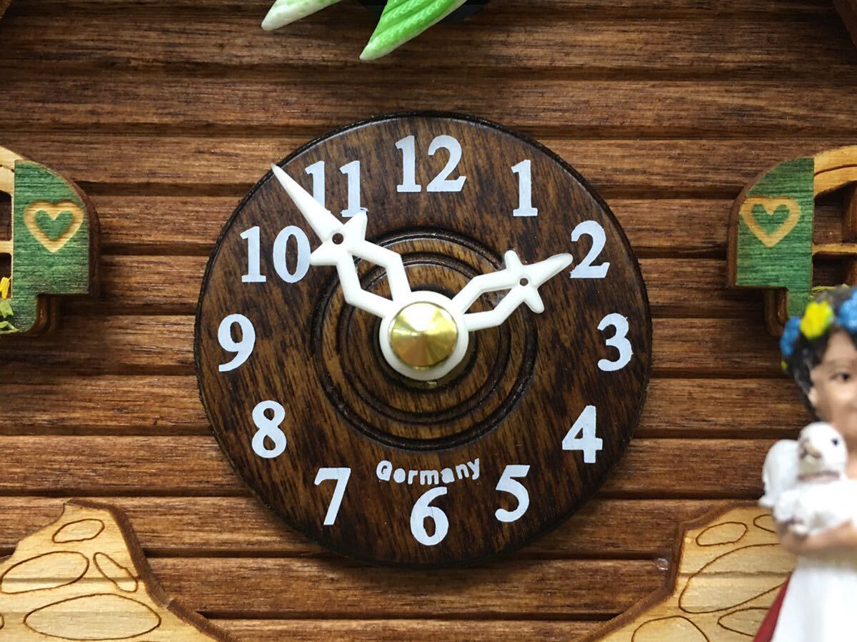 SU■ TRENKLE UHREN トレンクルウーレン カッコウ時計 Germany ドイツ製 鳩時計 ドールズクロック 壁掛け時計 アンティーク コレクションの画像5