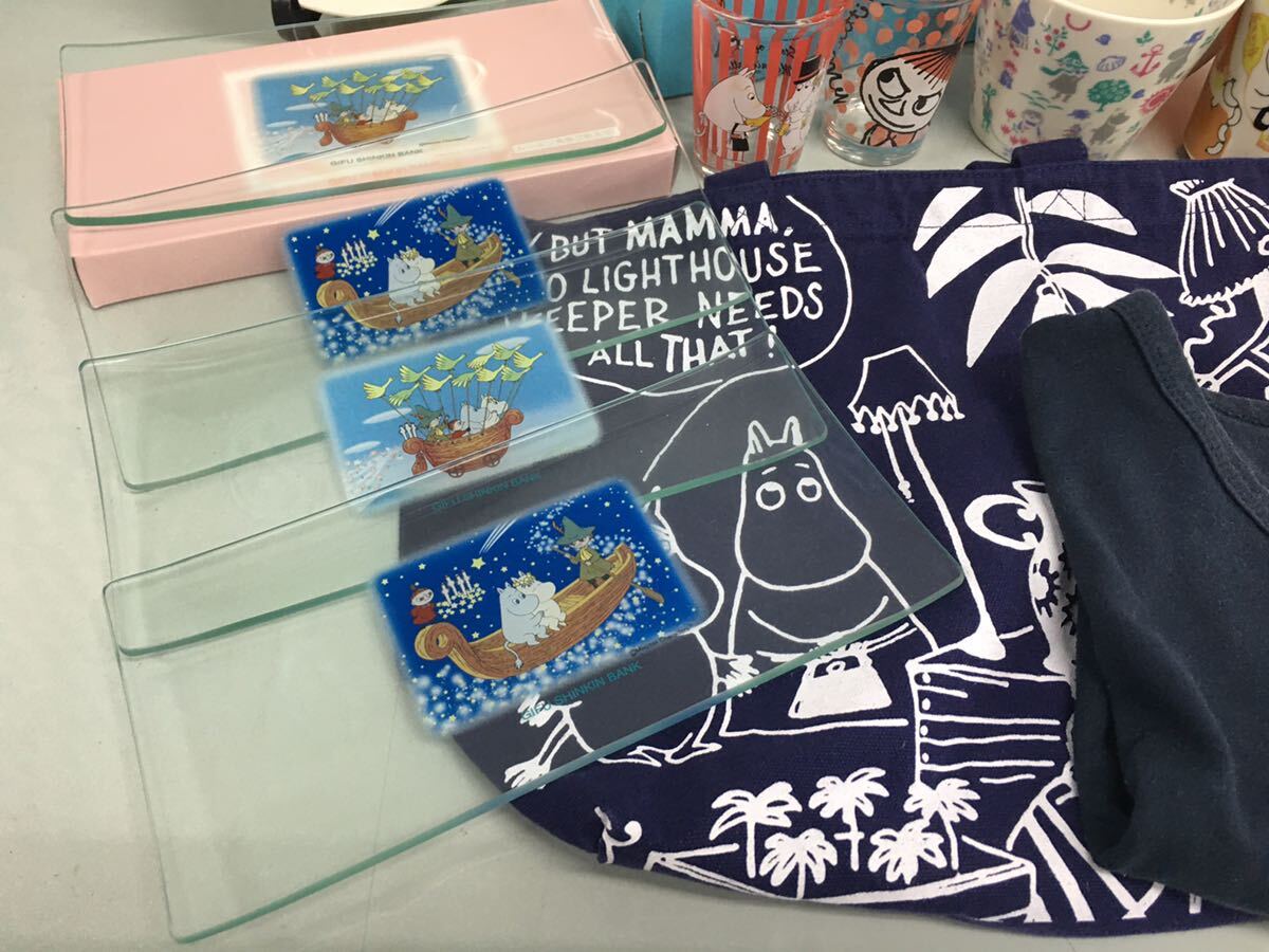 SU■ ムーミン グッズ まとめて 26点 セット お皿 プレート マグカップ グラス かばん ネクタイ 雑貨 MOOMIN ミィ スナフキン ニョロニョロ_画像6