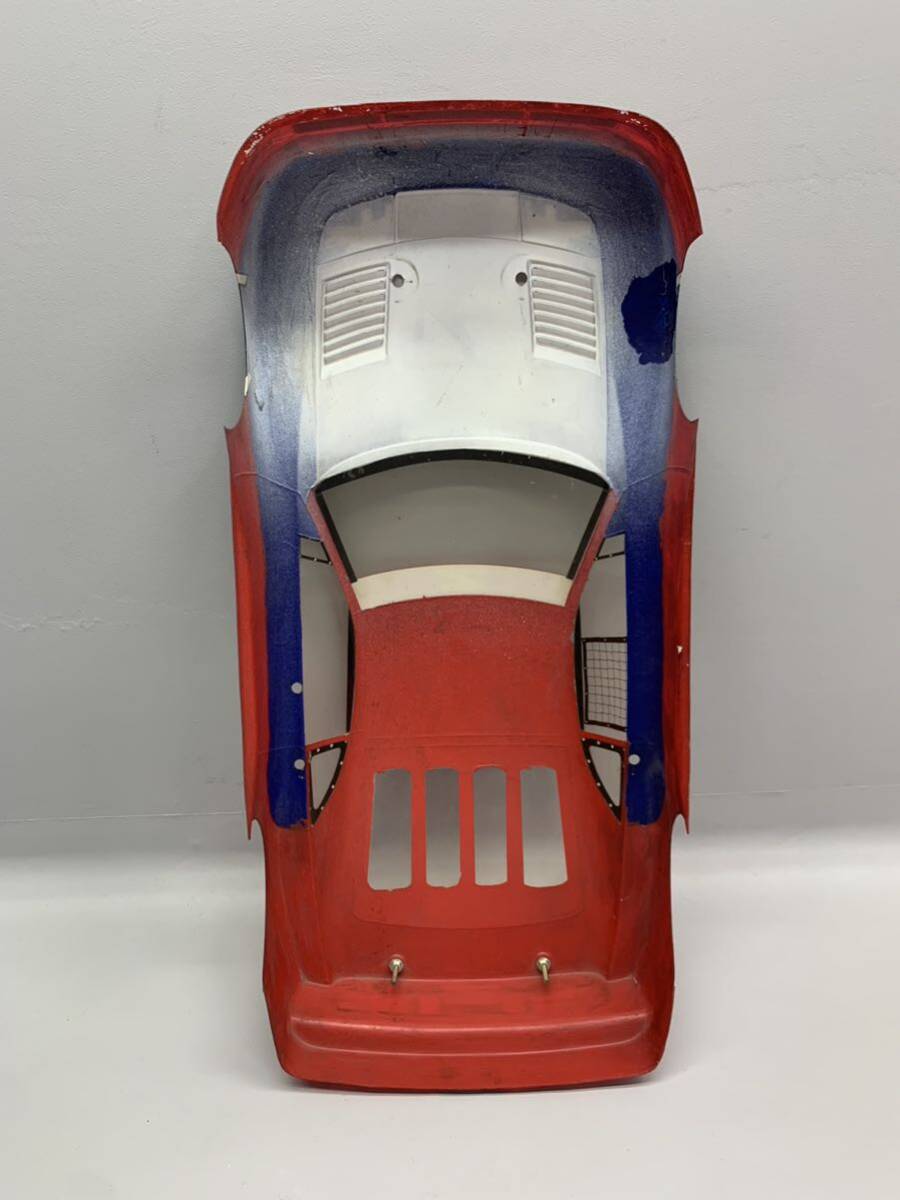 Y■ジャンク■ TAMIYA タミヤ 電動RC NISSAN 300ZX IMSA GTO ? フェアレディZ 本体 ボディ ラジコン 自作 ？ 当時物 ニッサン 日産 _画像7