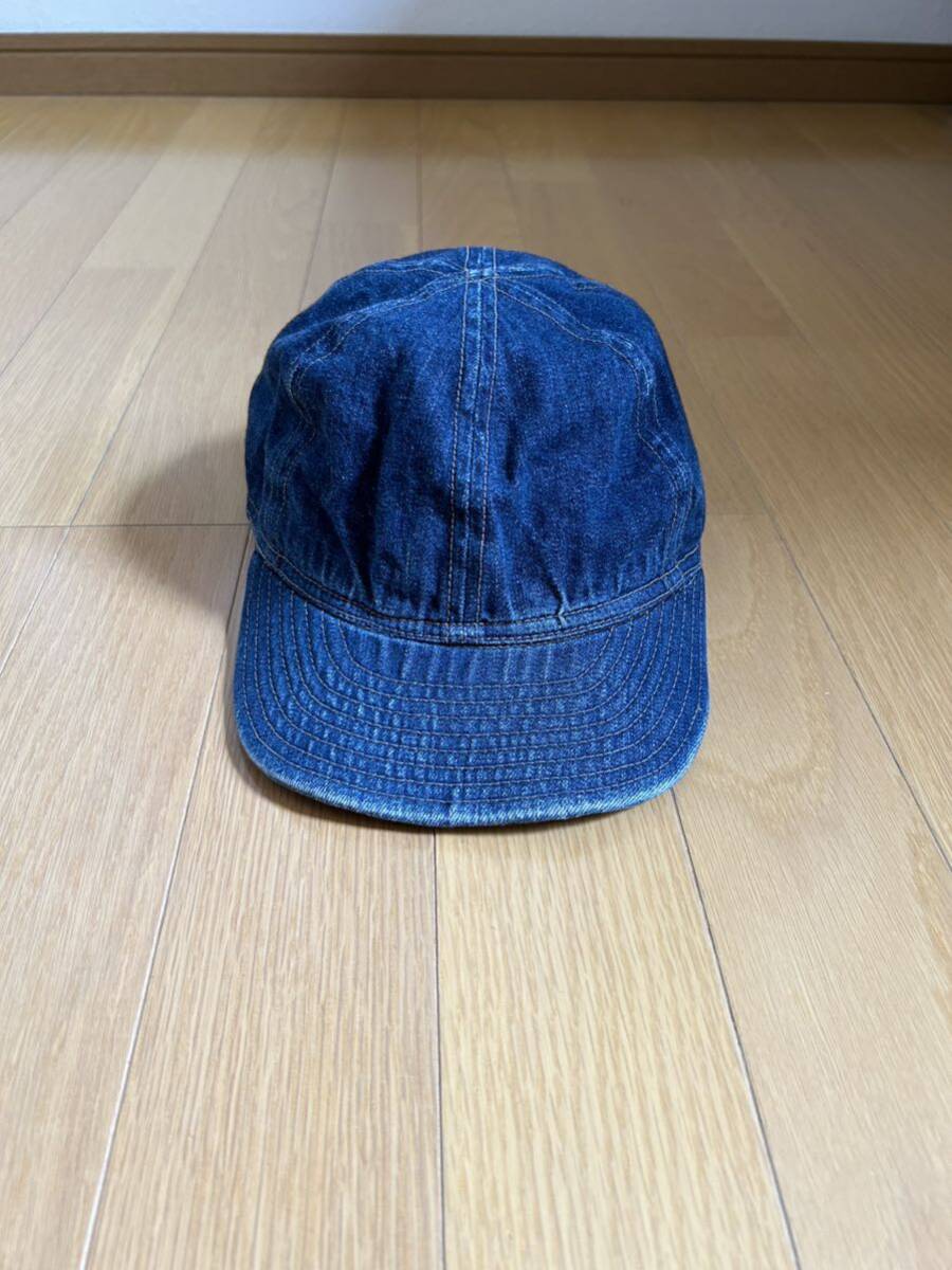 AT LAST & CO デニムキャップ　アットラスト　butcher products timeworn clothing ブッチャープロダクツ_画像1