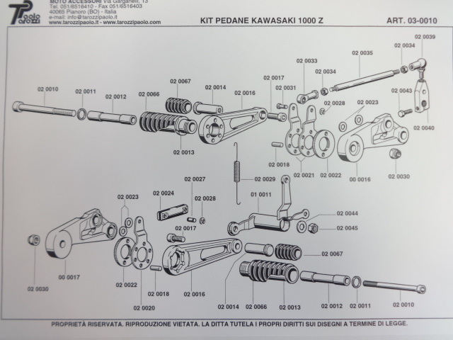 KZ1000系タロッティ バックステップ ラバー固定式 03-0010(1)R6.3_画像4