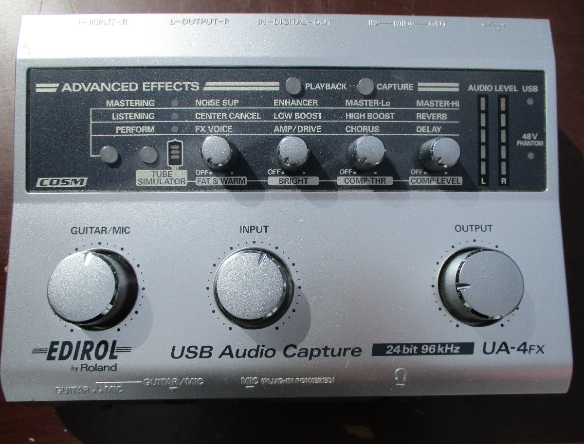 ☆EDIROL by Roland ローランド UA-4FX 高音質USBオーディオ・キャプチャー◆2,991円_画像2