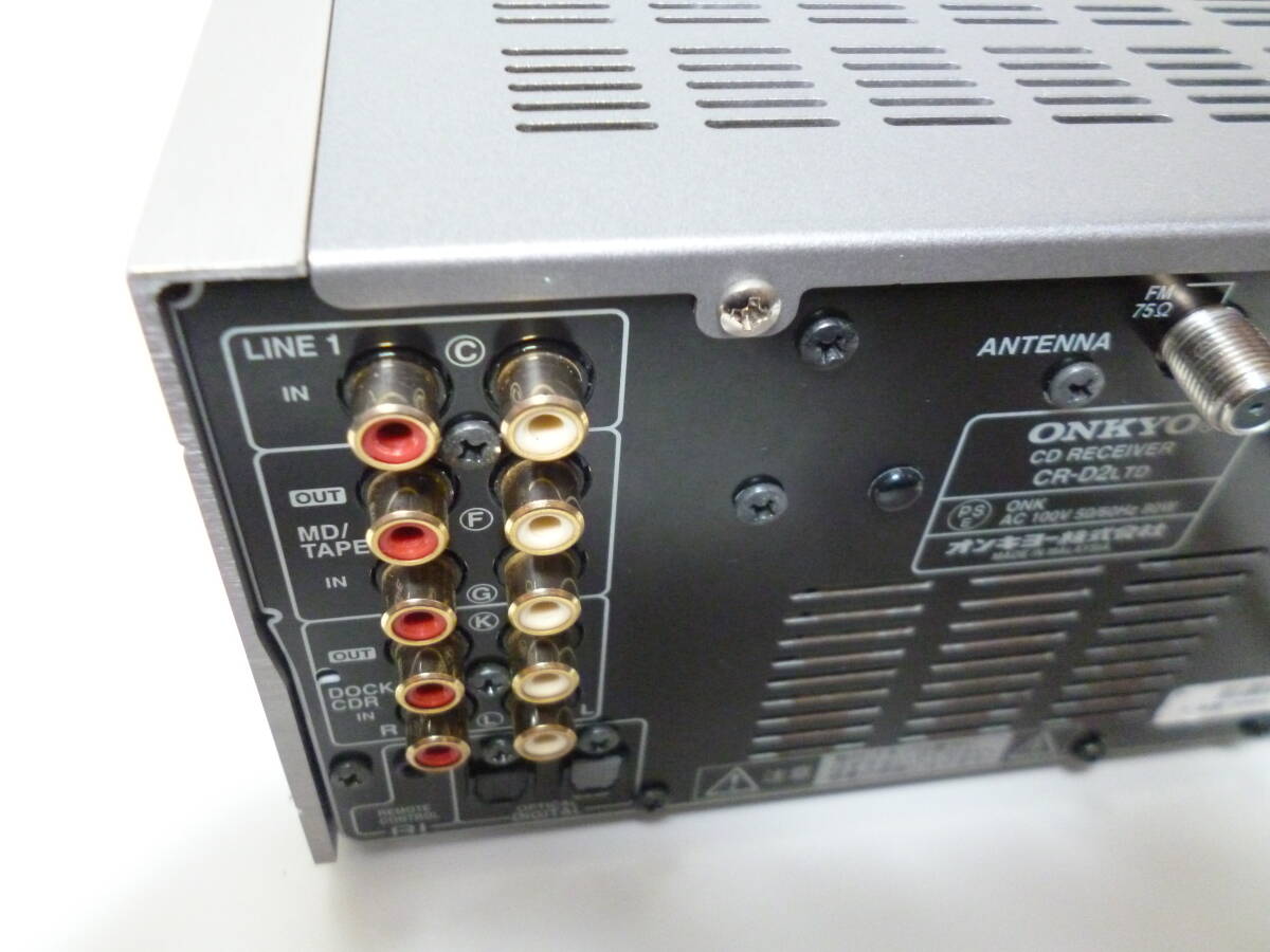 動作品】ONKYO CR-D2 LTD 限定版 CD/FMチューナーデジタルアンプ 動作品】ONKYO CR-D2 LTD 限定版 CD/FMチューナーデジタルアンプ