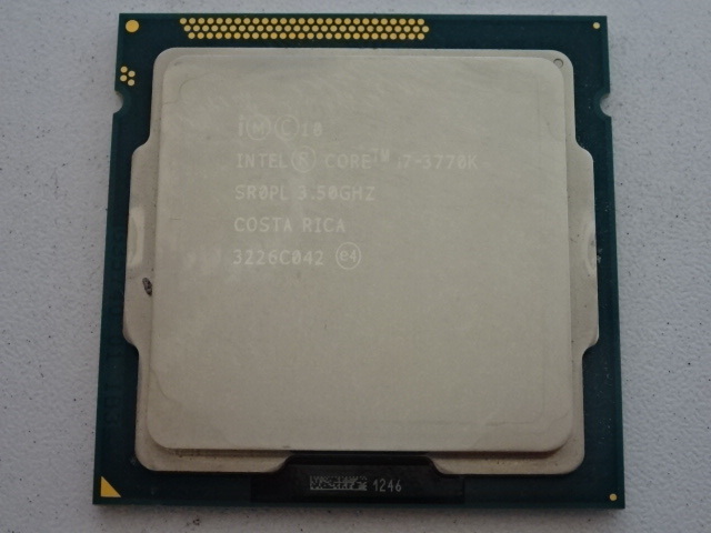 送料無料 INTEL SR0PL Core-i7 3770K 3.50GHz 管理K-44の画像1