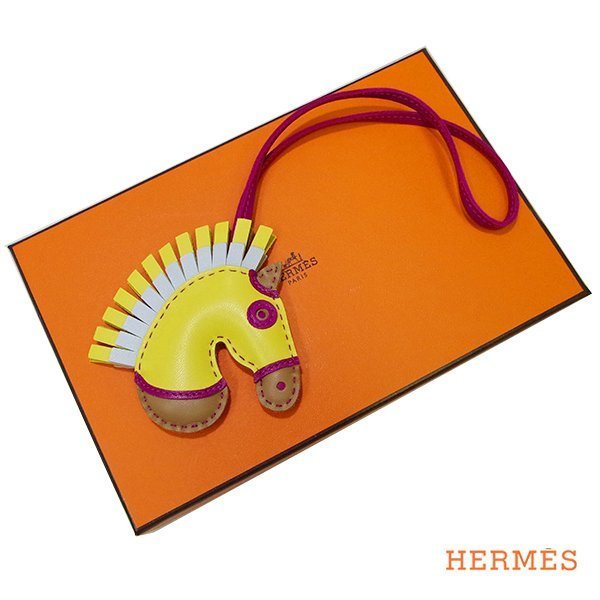  as good as new Hermes Rodeo charm zebra ji-ji- key holder leather ka my yu[323966]