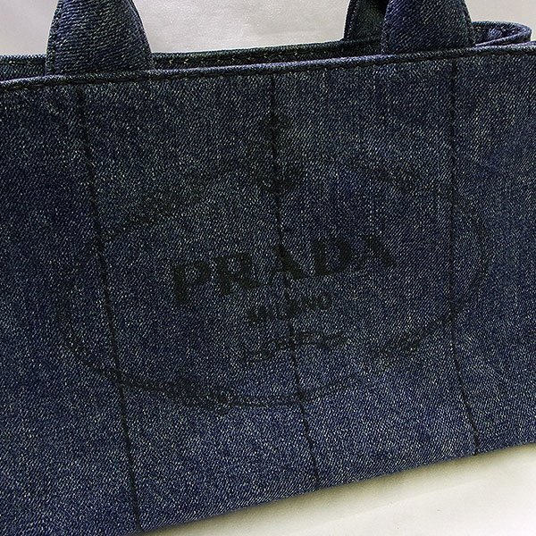 プラダ デニム カナパ ハンドバッグ ショルダー 2WAY PRADA 【329538】_画像5