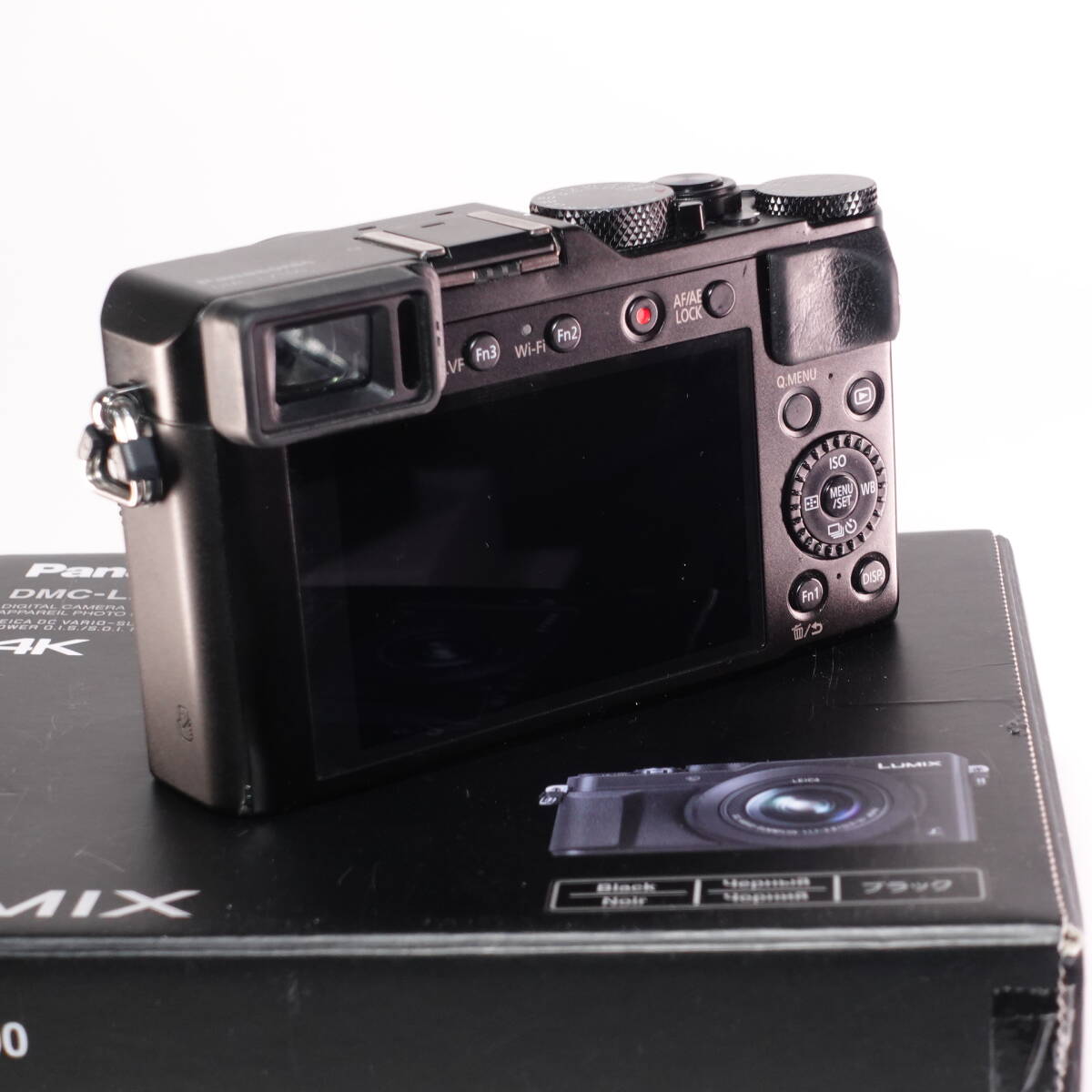 LUMIX デジタルカメラ DMC-LX100 ブラック マイクロフォーサーズ ライカレンズ 24～75mm F1.7～2.8　中古_画像3