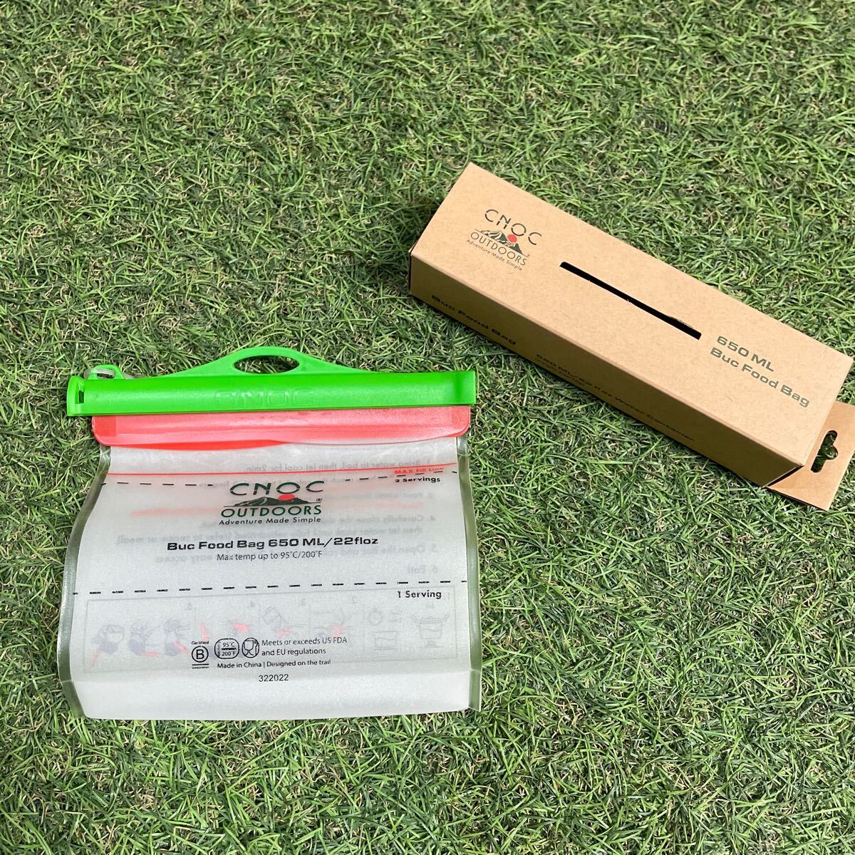 NA070-A49 CNOC クノック Buc Food Bag 650ML バックフードバッグ アウトドア キャップ 未使用 展示品 バッグの画像1