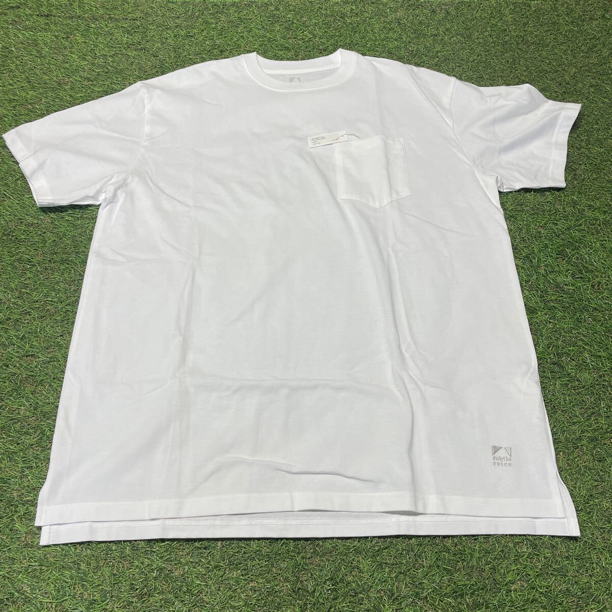NA173-A51 subtle voice サトルボイス MT Cotton T-shirt Natural White ユニセックス Mサイズ アウトドア 未使用 展示 Tシャツ_画像1