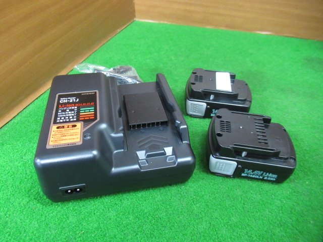 ♪ マクセルイズミ　REC-Li1460MS1　充電油圧式多機能工具　14.4V2.0Ahバッテリー×2　充電器　ダイス付き　未使用品　展示品 成田店 r3090_画像9