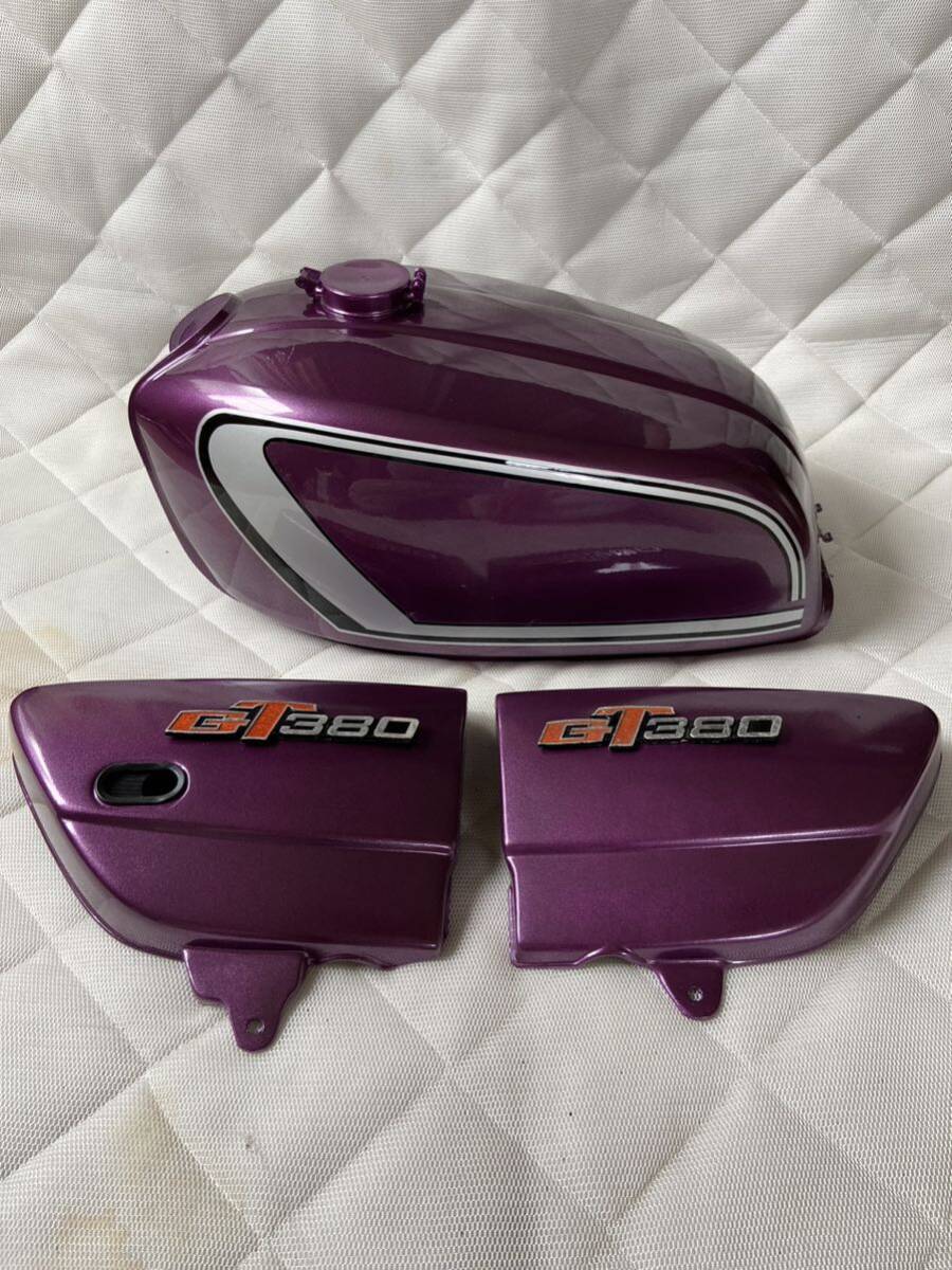 Yahoo!オークション - gt380 外装セット 当時物 サイドカバー Yahoo!オークション - gt380 外装セット 当時物 サイドカバー