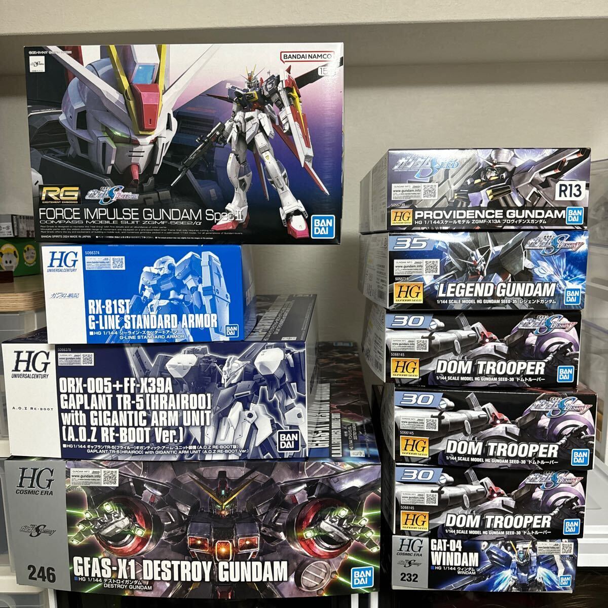 バンダイ プラモデル ガンダム ガンプラ HG プレミアムバンダイ　デストロイガンダム　インパルスガンダム