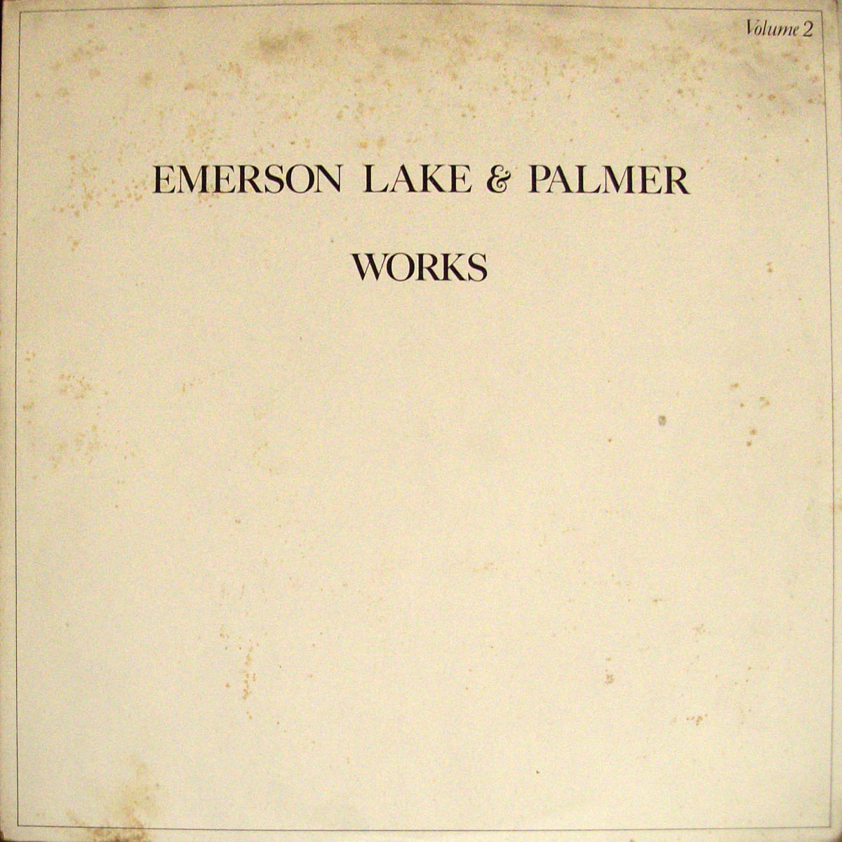 ◆LP エマーソン・レイク＆パーマ 作品二番★台湾発売US盤～Emerson Lake & Palmer♪Works Volume2 [ST-A-773933-C]_画像1