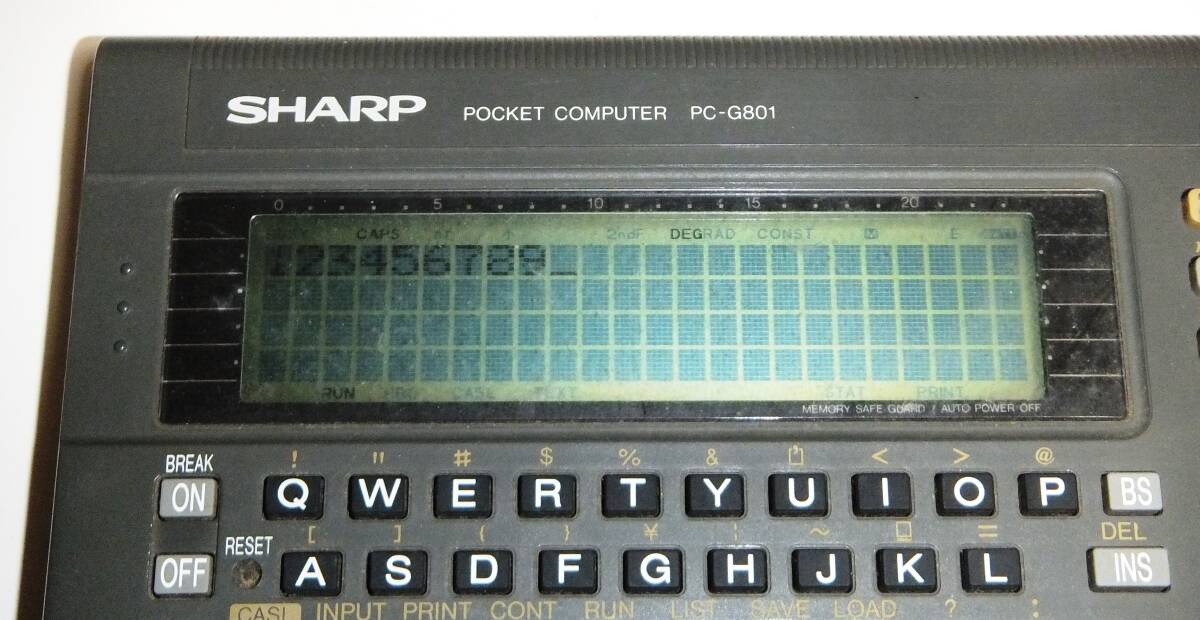 SHARP~ sharp PC-G801