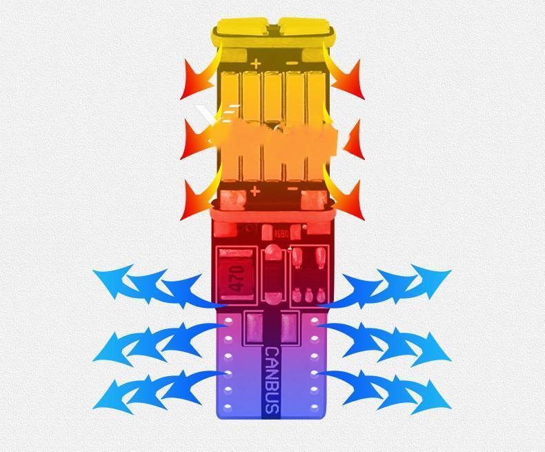 T10T16 LED 爆光 26連 6000K ホワイト 12V24V 10個_画像7