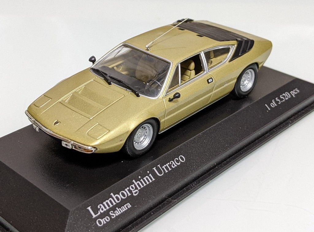 MINICHAMPS ミニチャンプス 1/43 ランボルギーニウラッコ 1974 GOLD★限定5520台★ダイキャスト ミニカー