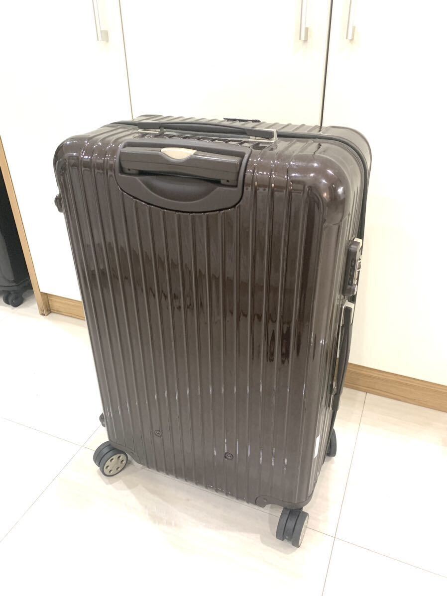 中古良品 RIMOWA/リモワ スーツケース SALSA/サルサ 4輪 TSAロック 82L キャリーケース ブラウン ユナイテッドアローズ購入品_画像2