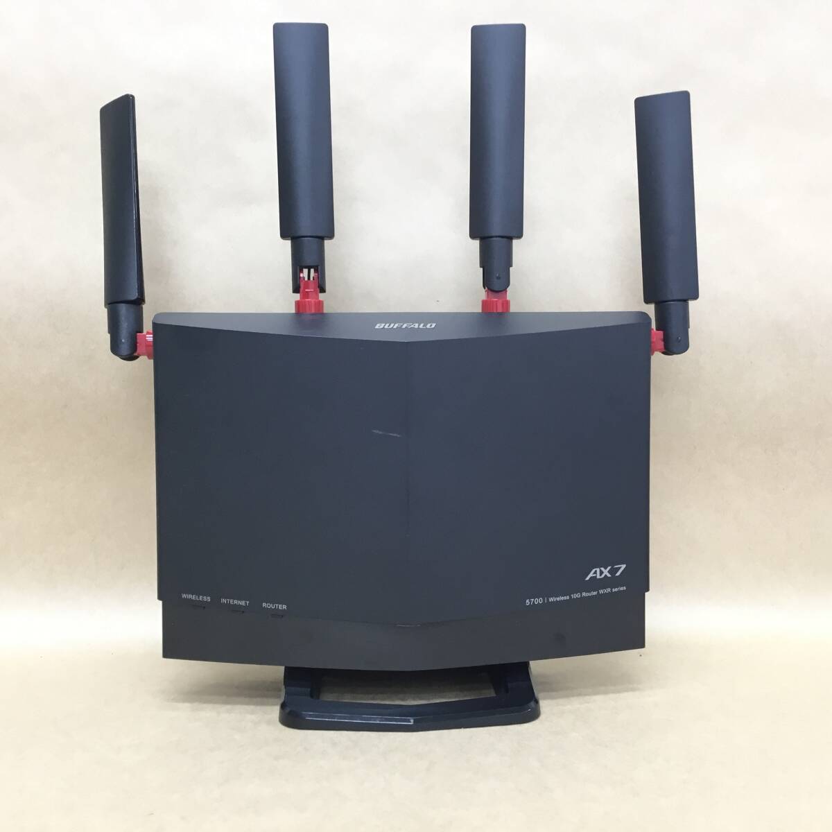 【2402067802-3】 BUFFALO 無線ルーター AirStation Wi-Fi6対応 ハイパフォーマンスモデル WXR-5700AX7S