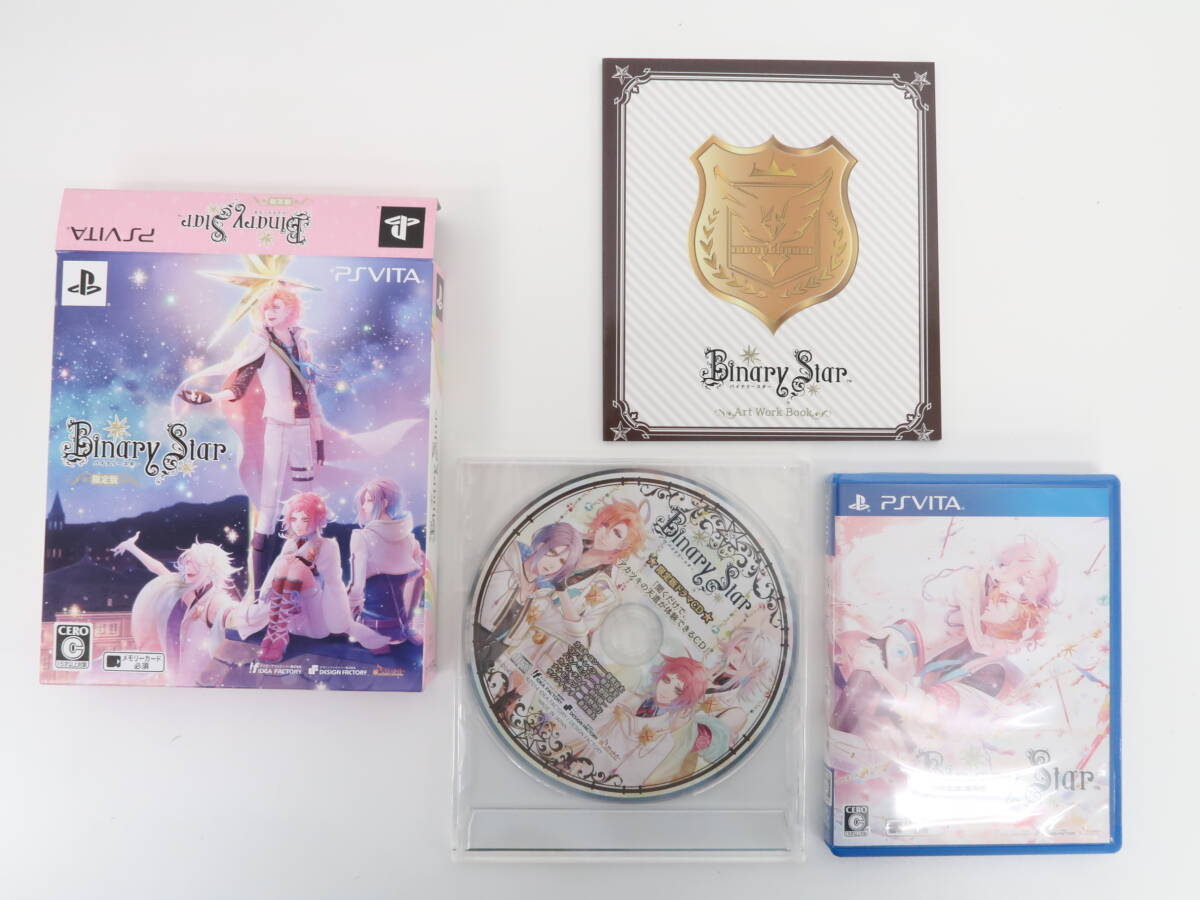 BG455/PSVITA/BinaryStar バイナリースター 限定版/予約特典CD/ステラワース特典CD・ステラセット特典小冊子・缶バッジ_画像2