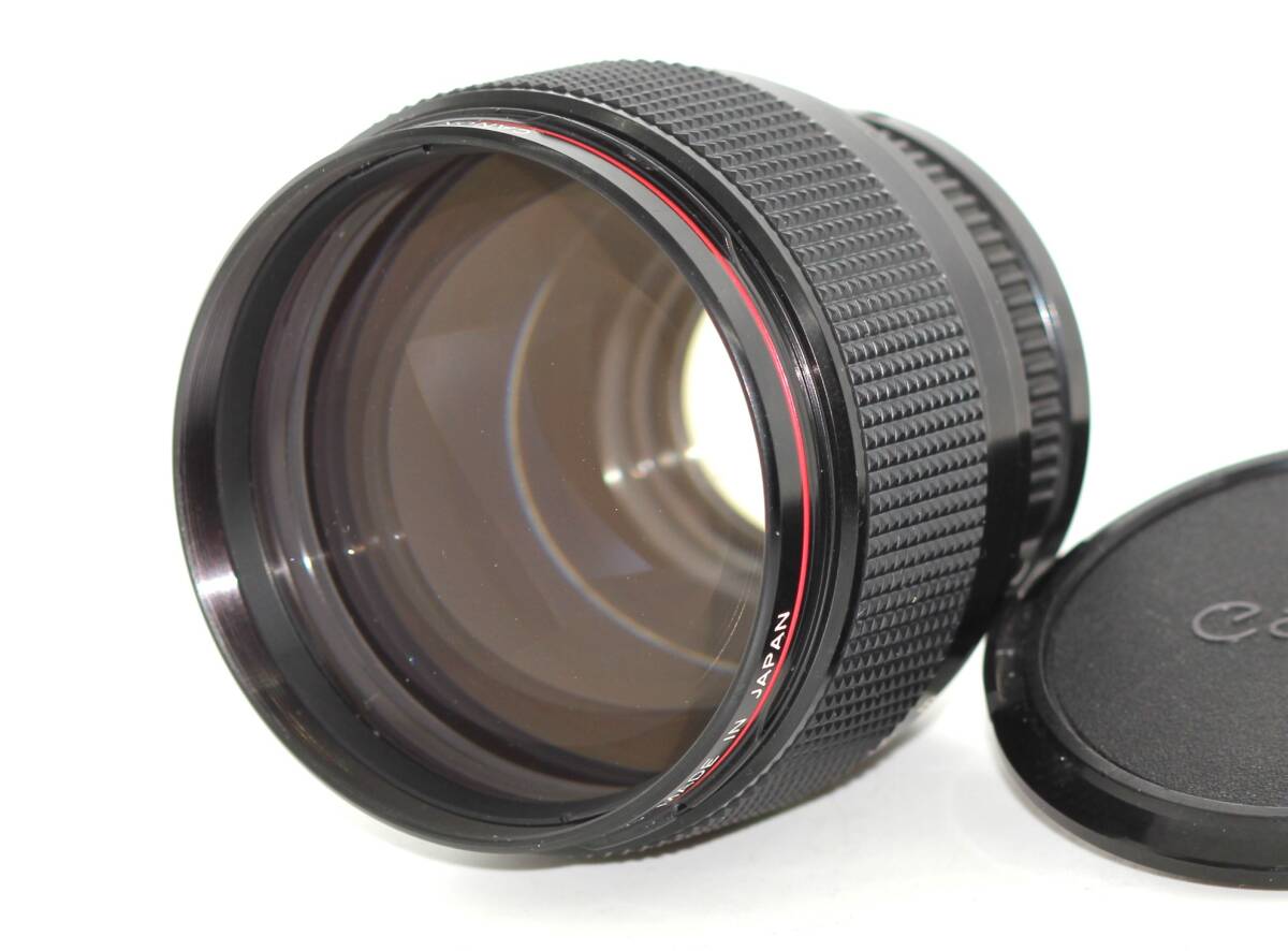 CANON キヤノン New FD 85mm F1.2 L 前後キャップ付属 #C459 CANON キヤノン New FD 85mm F1.2 L 前後キャップ付属 #C459