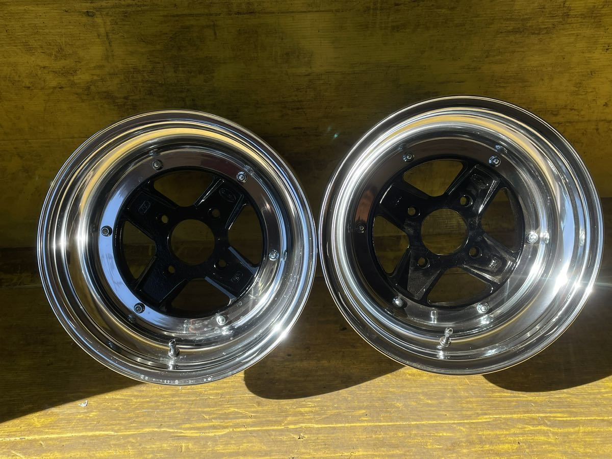 売り切り 現行品 タナベ SSRマークII 2本【商品番号T3033】 14×8JJ ET-12 PCD114.3/H4ハブ径 約73mm_画像1