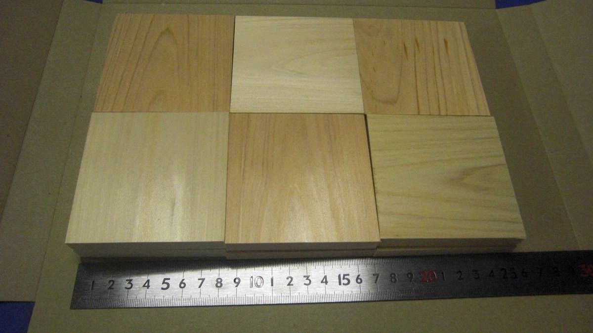 ** hinoki. less .. tile thickness 12mm× width 85mm× length 85mm 12 sheets entering nationwide free shipping **