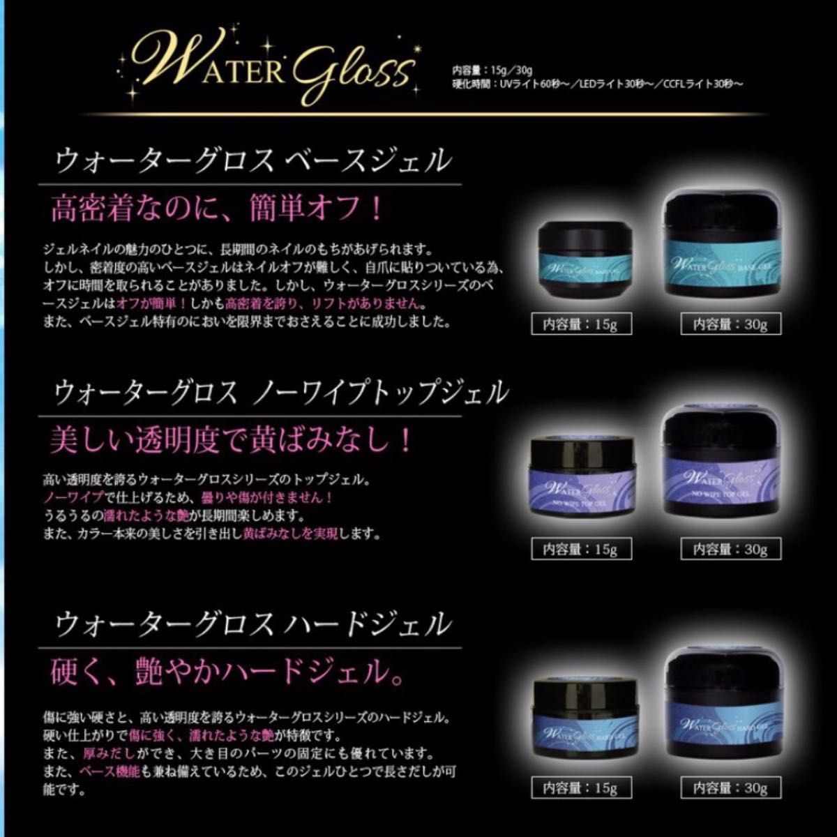 ウォーターグロス ベースジェル 30g 3個