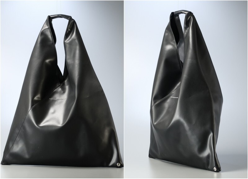 MG1381*MM6 Maison Margiela エムエム6 ジャパニーズバッグ 2022年製 トートバッグ ハンドバッグ ブラック JAPANESE HANDBAG_画像2