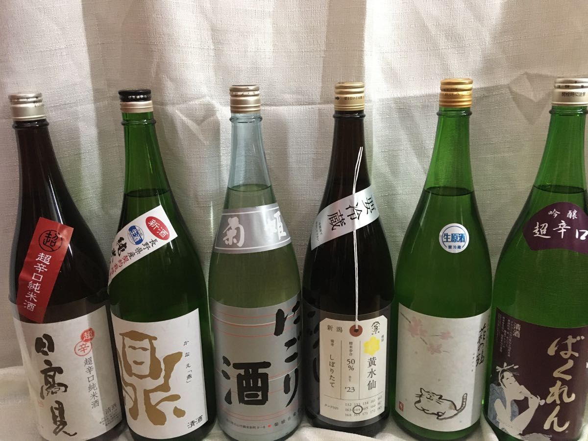 日本酒一升瓶6本セット