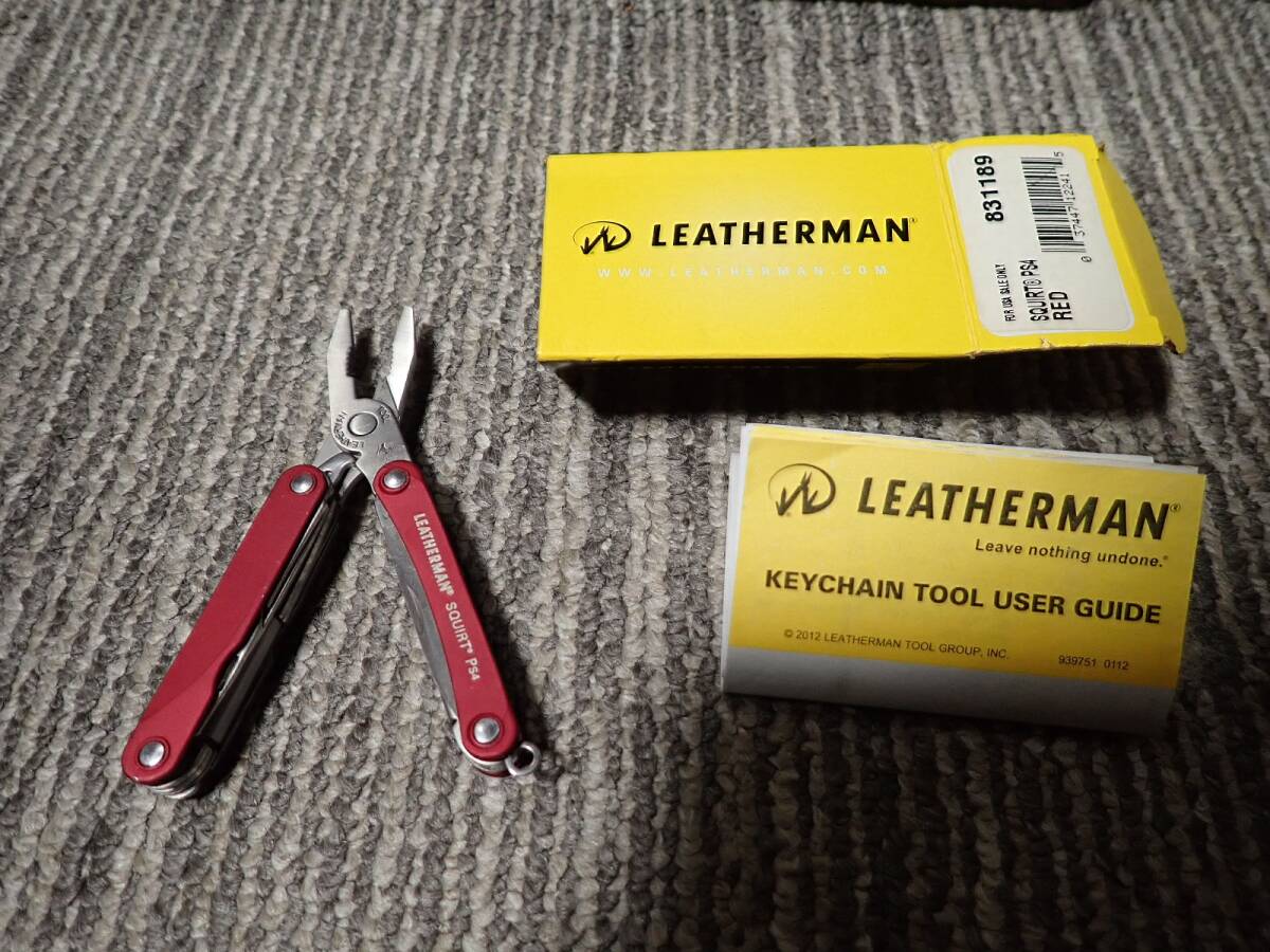 LEATHERMAN SQUIRT PS4 RED_画像1