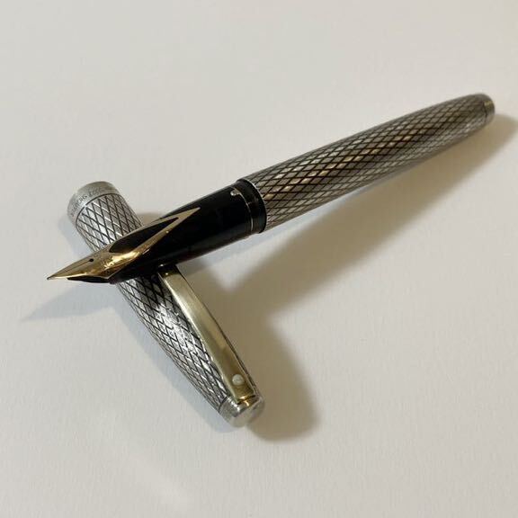 SHEAFFER 万年筆 シェーファー STERLING SILVER ペン先 14K AUST _画像1