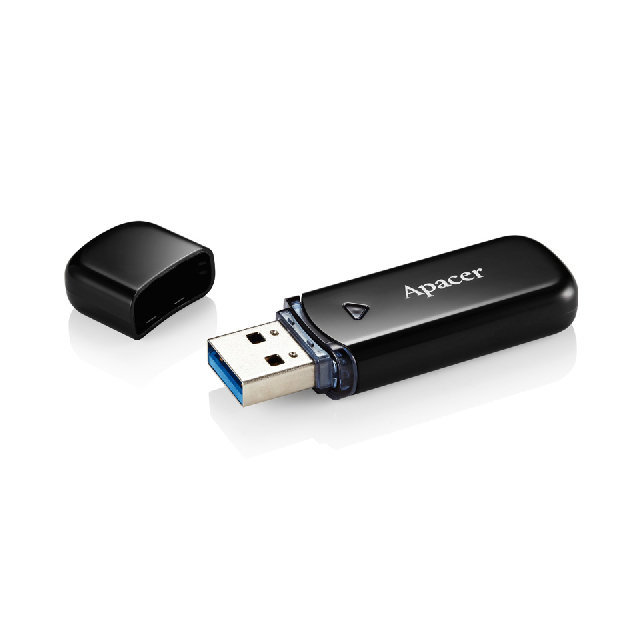 USBメモリ 128GB USB3.2 Gen1 台湾一流メーカーApacer AP128GAH355B-1 キャップ式 USB3.0 USB