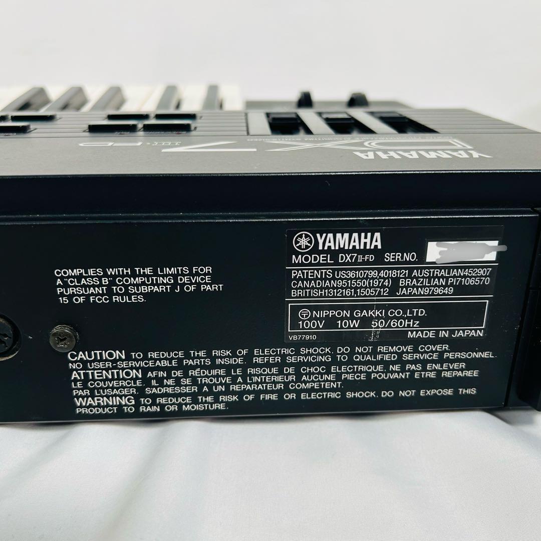 【動作品】YAMAHA ヤマハ　DX7II-FD シンセサイザー　付属品多数　全国送料無料_画像6