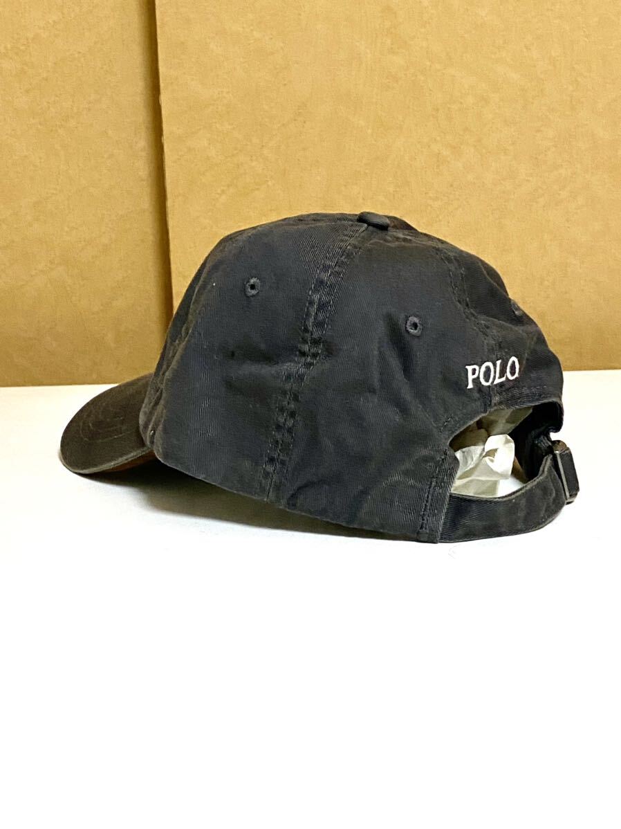 POLO RALPH LAUREN ポロ ラルフローレン ポニー ロゴ キャップ 帽子 グレー系_画像2