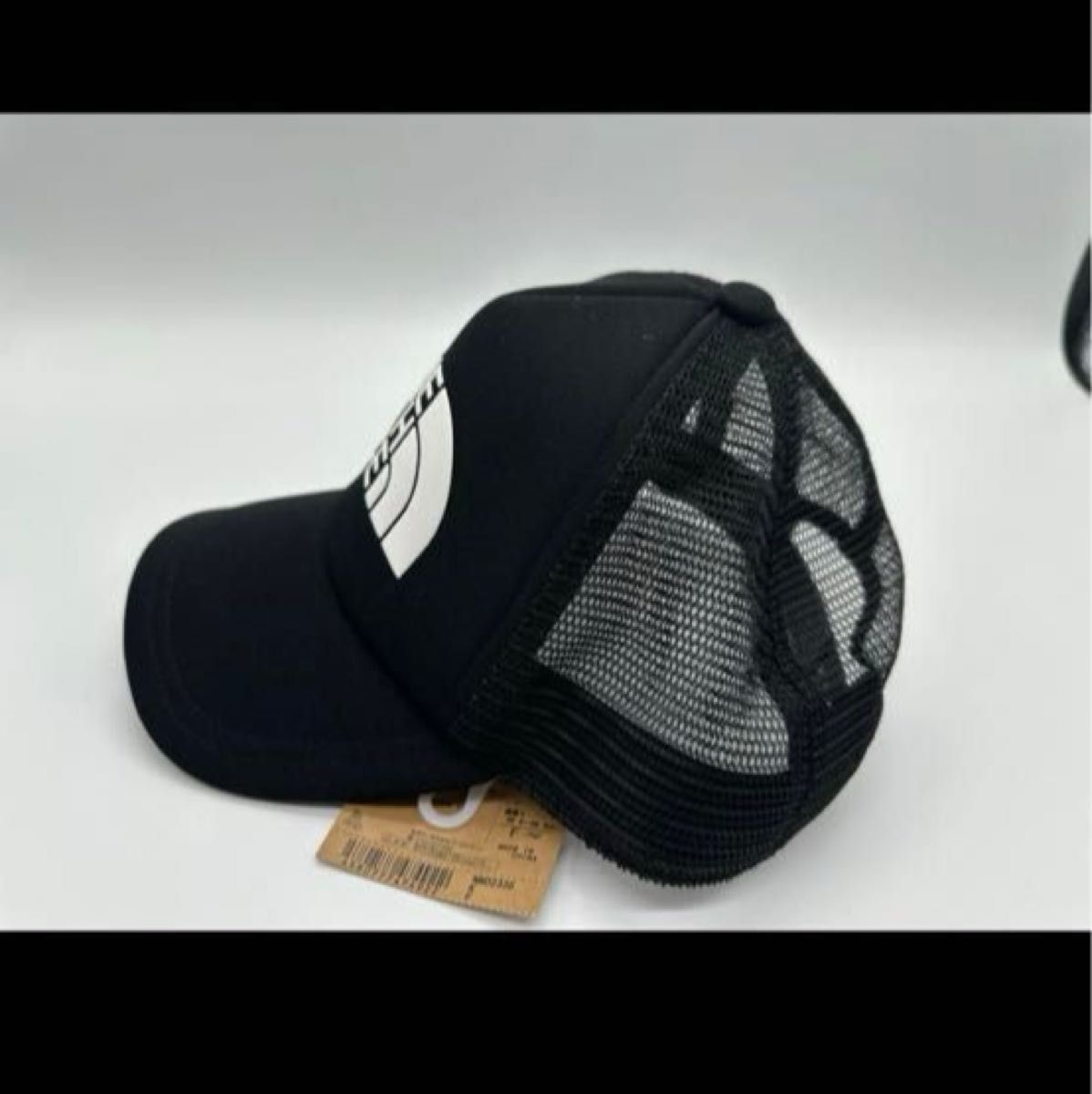 新品ノースフェイス ロゴメッシュキャップ 帽子 NN02335ブラック