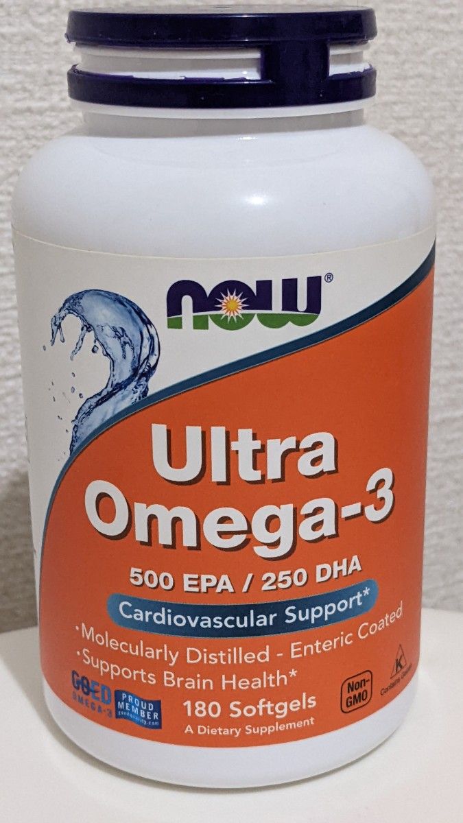 NOW オメガ3 omega3 Foods now社 残り50%程