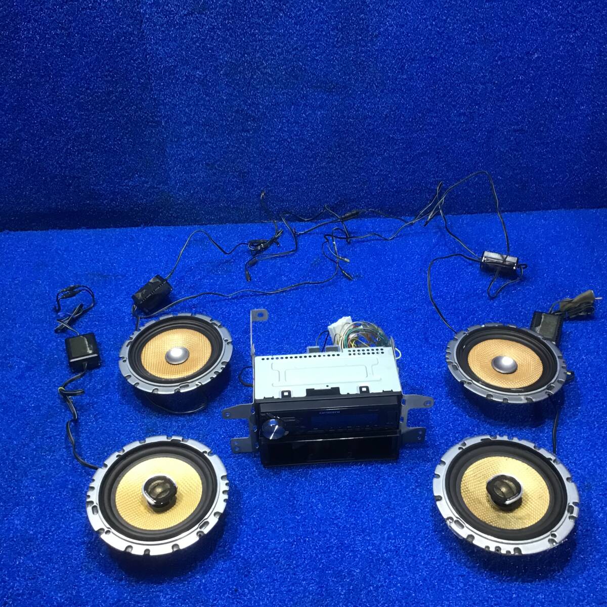 [AK-0015461][О3] Carrozzeria カロッツェリア パイオニア カーオーディオ MVH-3300 スピーカー TS-J16A & TS-C06A 16cm MCL274_画像2