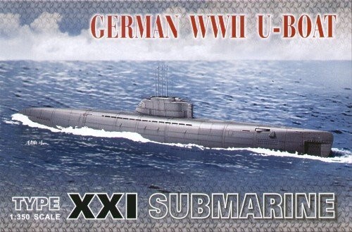 AFVクラブ 1/350 ドイツ海軍 潜水艦 U-ボートタイプXXI プラモデル_画像1
