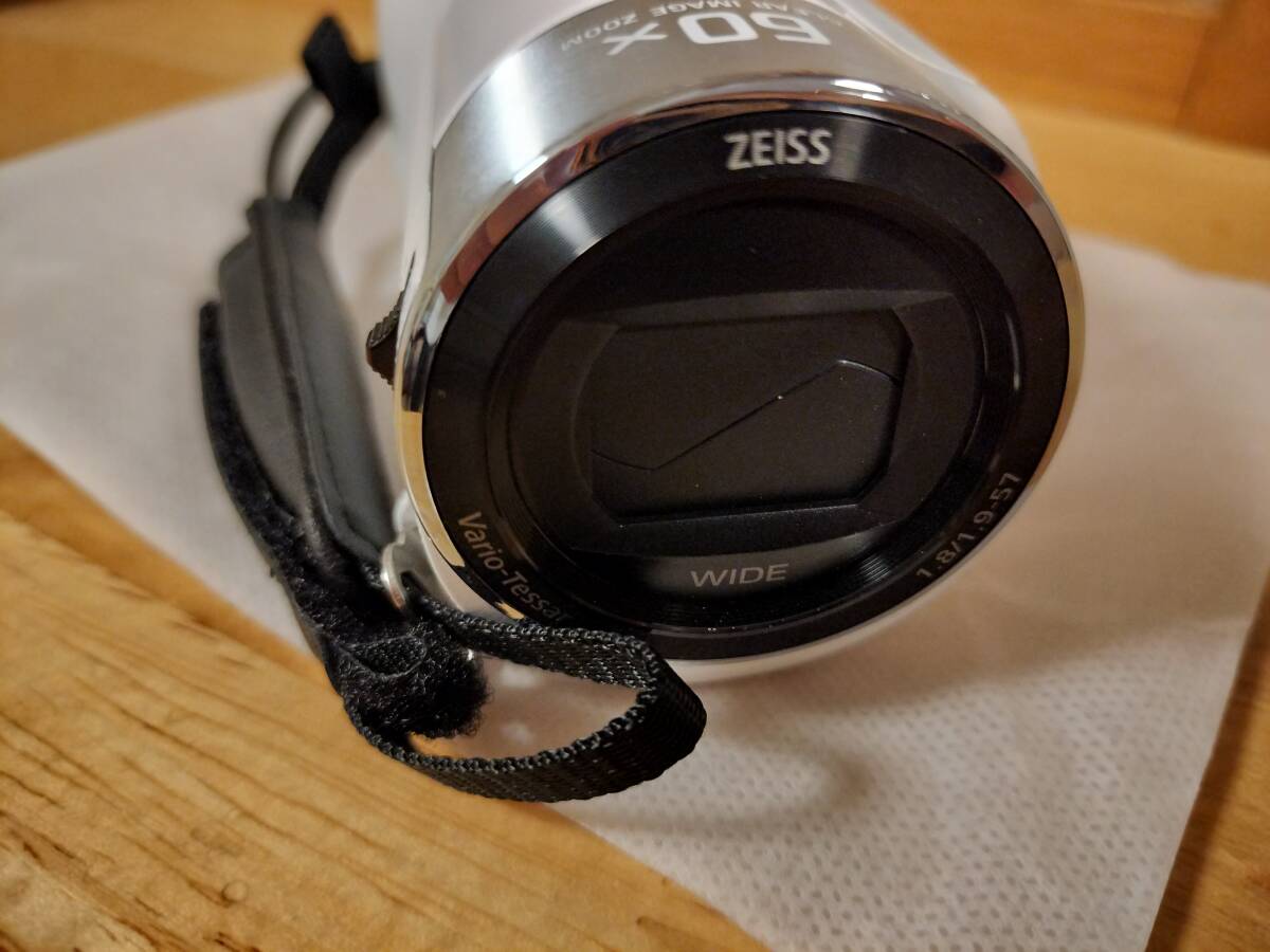 SONY ソニー ビデオカメラ Handycam HDR-CX470 ホワイト 展示品_画像8