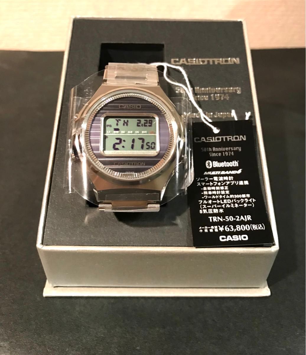 新品 国内正規品 タグ付 TRN-50-2AJR CASIO TRN-50 カシオトロン 復刻限定モデル カシオ