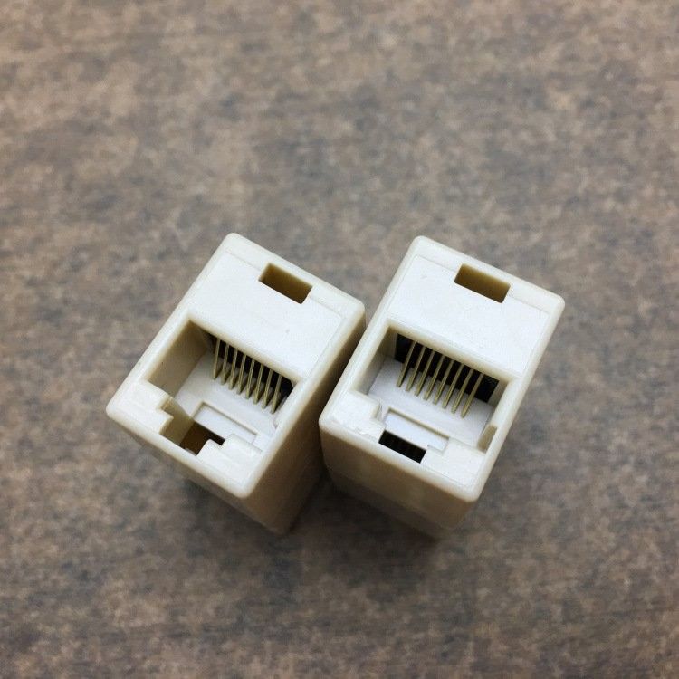 LANケーブルコネクタ 10個セット RJ45 延長 中継 アダプタ CAT6A対応 光回線対応 超高速通信 ルーター パソコン 